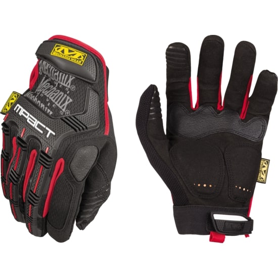 M-Pact Red - Mechanix Glove - Bad Obsession Motorsport